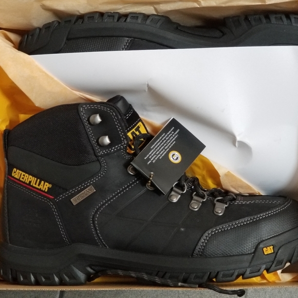 CAT Threshold Waterproof Steel Toe Work Boot - Picture 11 of 14